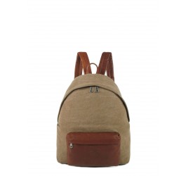 Sac a dos canvas cuir Brenner