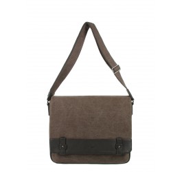 Sac besace canvas cuir Brenner