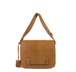 Sac besace cuir vachette Brad