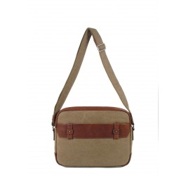 Sac reporter canvas cuir Brenner