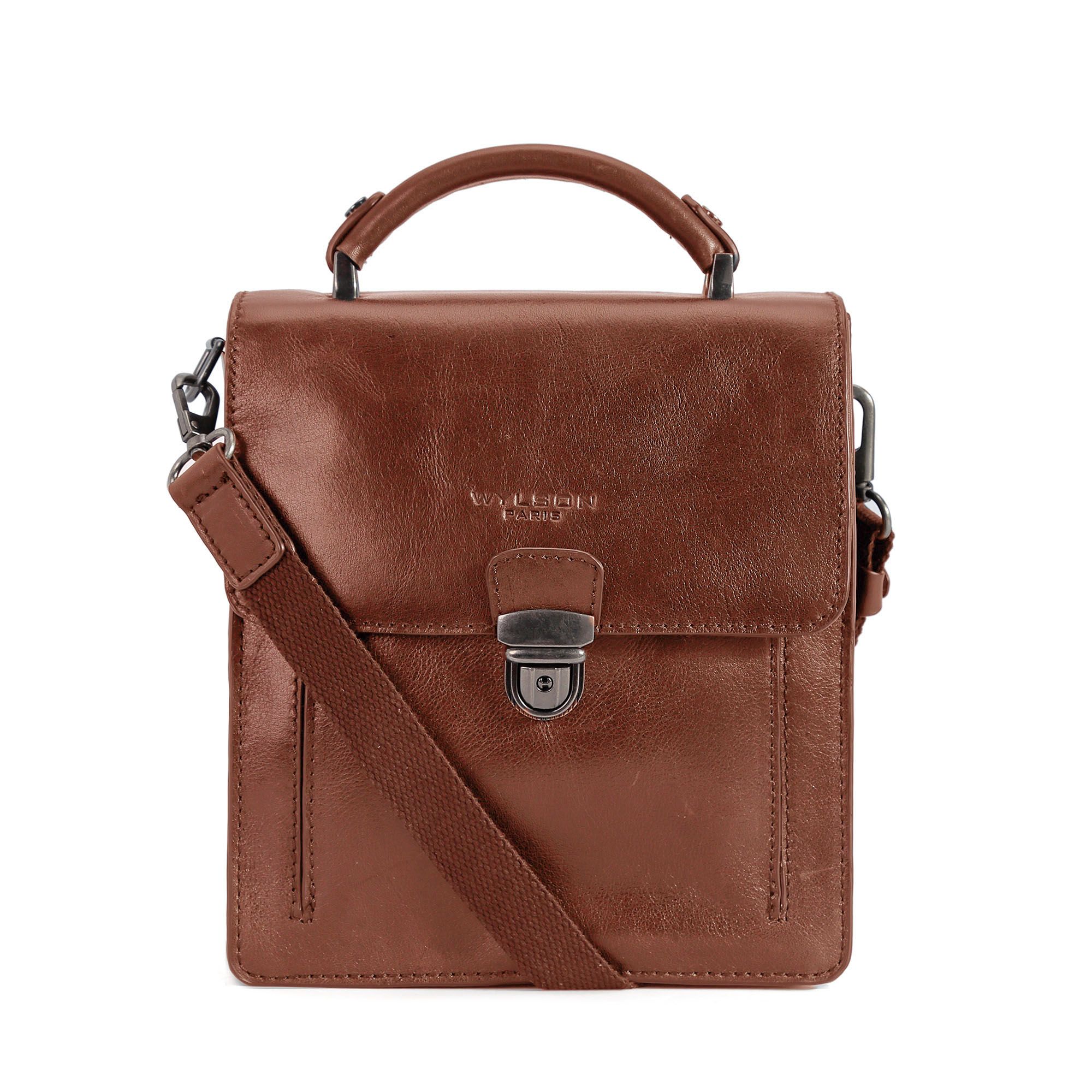 Sac homme cuir de vachette Santiago sur Wylson Paris