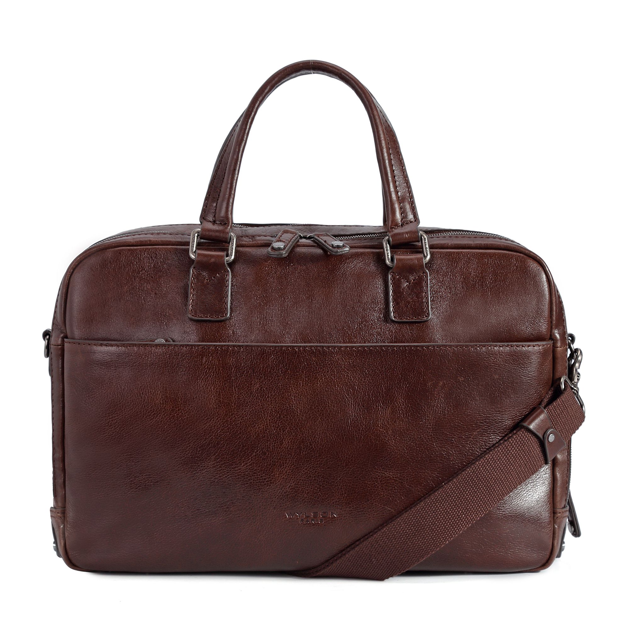 Sac homme cuir de vachette Santiago sur Wylson Paris