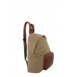 Sac a dos canvas cuir Brenner