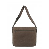 Sac besace canvas cuir Brenner