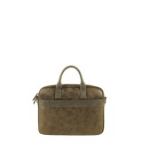 Sac port main en vinyle garni cuir de vachette Hornet