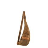 Sac port travers en vinyle garni cuir de vachette Hornet