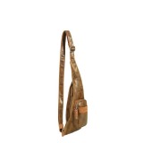 Sac port travers en vinyle garni cuir de vachette Hornet