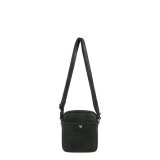 Sac porte travers synthe garni cuir Bay