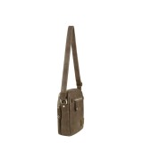 Sac porte travers synthe garni cuir Bay