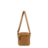 Sac porte travers synthetique garni cuir Seka