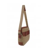 Sac reporter canvas cuir Brenner