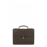 Serviette cuir safiano Hart